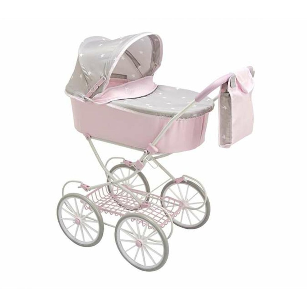 Doll Stroller Arias Emma Pink Bag 70 x 42 x 90 cm