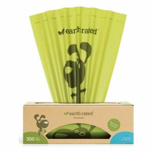 Distributeur de Sacs pour Animaux Domestiques Earth Rated UNSCENTBIO300 Papier Plastique (300 uds)