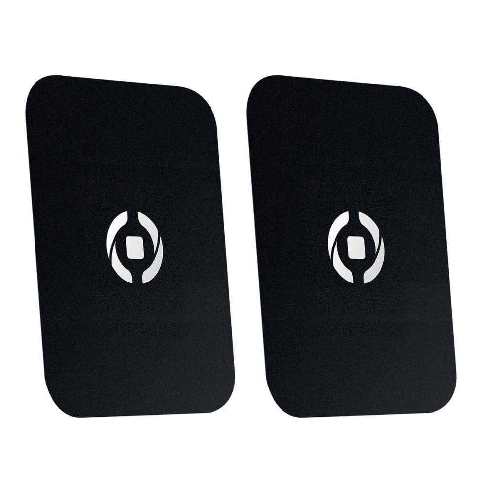 Support pour mobiles Celly GHOSTPLATE01BK Noir Aluminium (2 Unités)