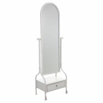 Free standing mirror Alexandra House Living White Iron 38 x 184 x 65 cm