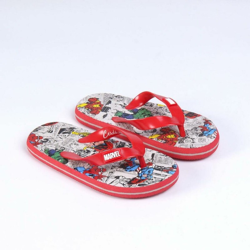 Flip Flops für Kinder Marvel Rot Grau