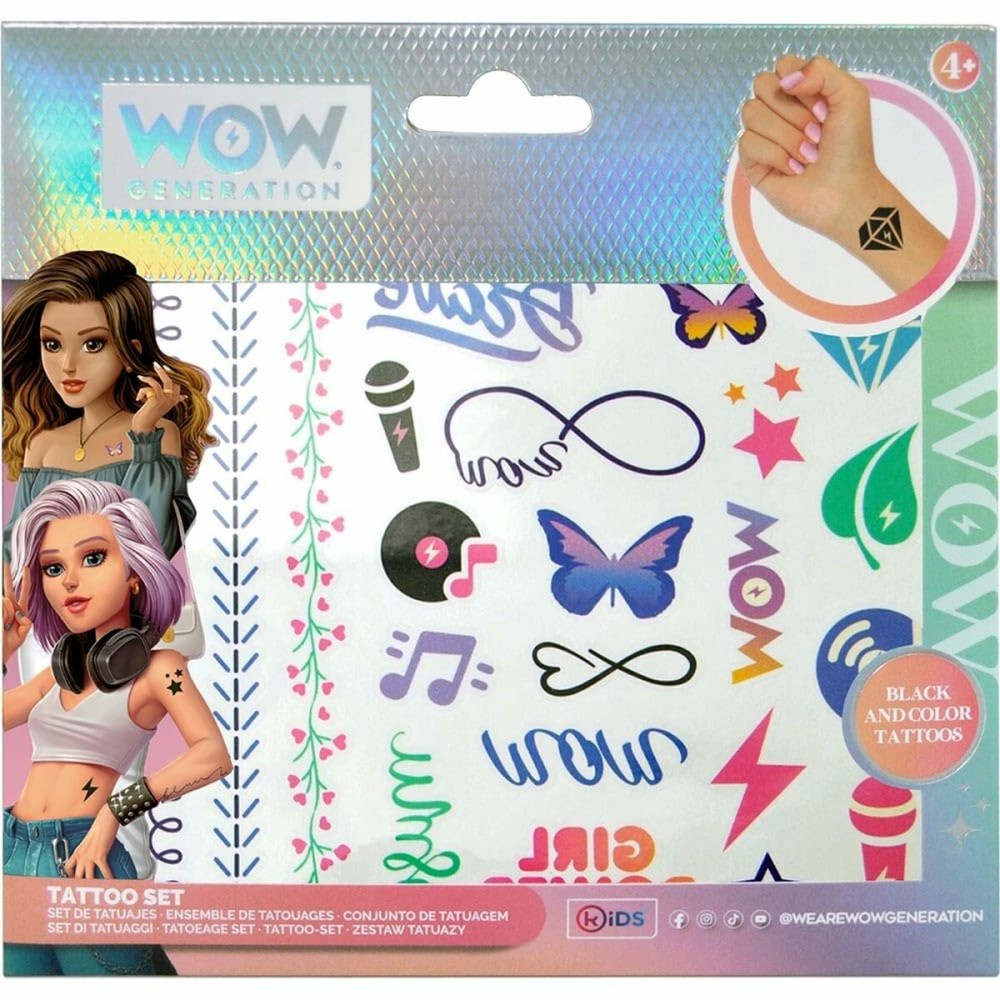 Temporary Tattoos Wow Generation   Children's