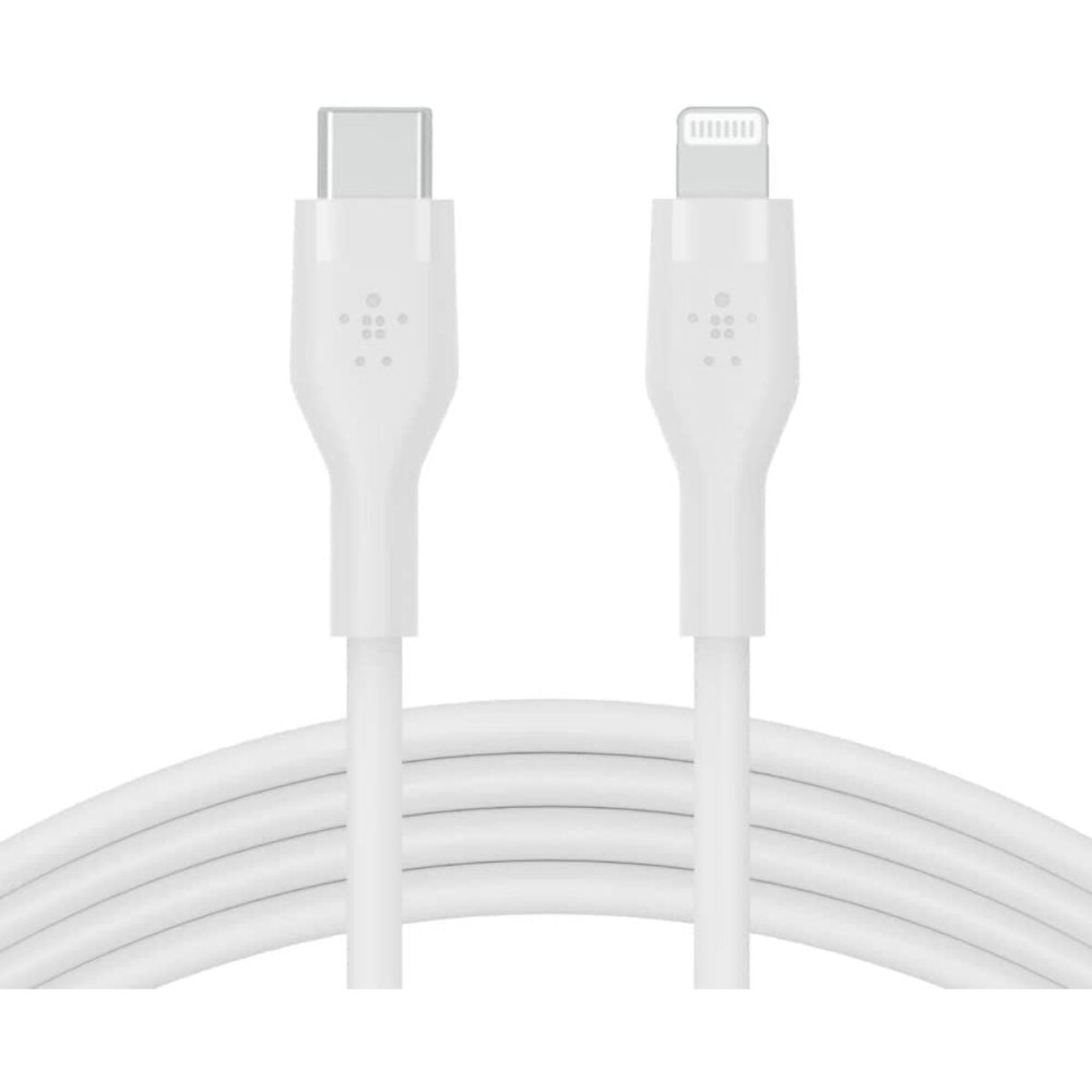 Câble USB-C vers Lightning Belkin CAA009BT1MWH 1 m Blanc (1 Unité)