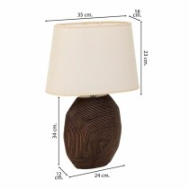 Lampe de bureau Alexandra House Living Marron Polyrésine 220-240 V 12 x 34 x 24 cm