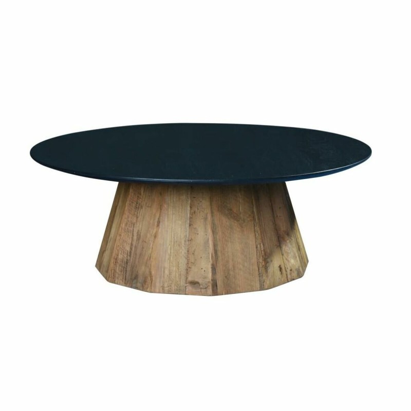 Table Basse DKD Home Decor Noir Naturel Bois Pin Bois Recyclé 90 x 90 x 32,5 cm