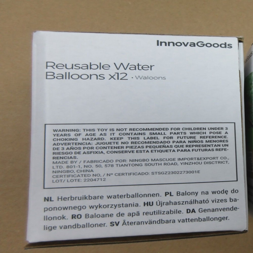 Reusable Water Balloons Waloons InnovaGoods 12 Unités