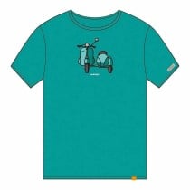 Short Sleeve T-Shirt Cállate la Boca   Turquoise Sidecar