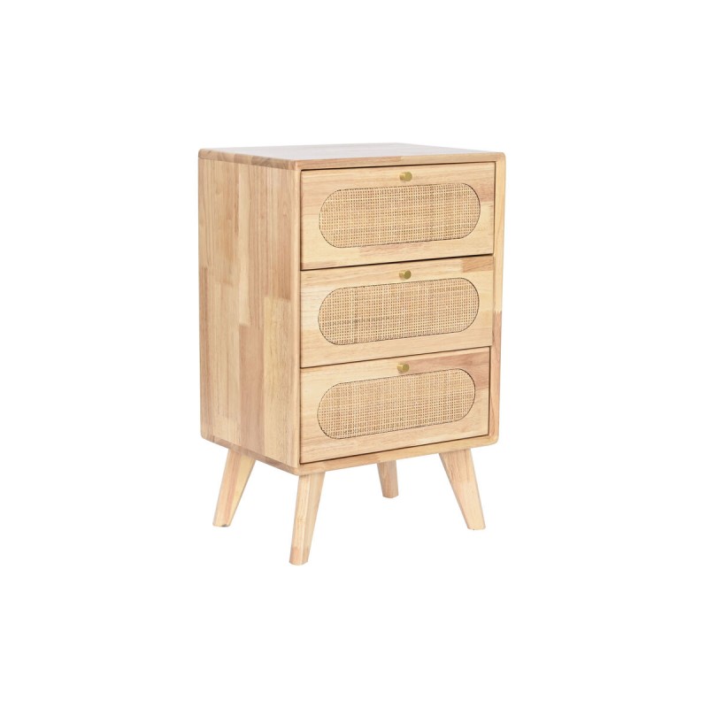 Chest of drawers DKD Home Decor Natural Metal Rubber wood 40 x 30 x 63 cm