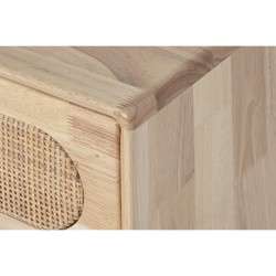 Meubles de télévision DKD Home Decor Naturel Métal Bois d'hévéa 120 x 30 x 48 cm