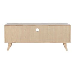 TV furniture DKD Home Decor Natural Metal Rubber wood 120 x 30 x 48 cm