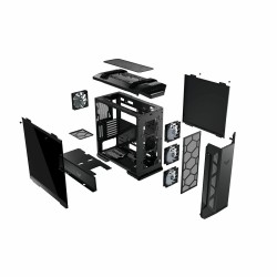 ATX Semi-tower Box Asus TUF Gaming GT501 Black Multicolour