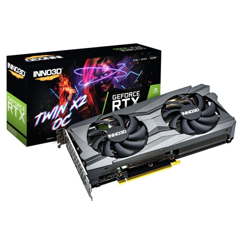 Carte Graphique INNO3D TWIN X2 OC GeForce RTX 3060 GDDR6 12 GB