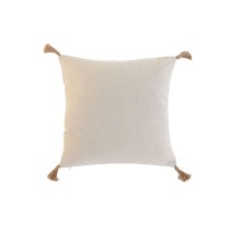 Kissen Home ESPRIT Beige natürlich Tropical Boho 45 x 5 x 45 cm