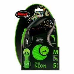 Dog Lead Flexi Green S