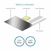 Privacy Filter for Monitor Kensington 626487 24"