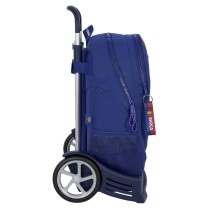 Cartable à roulettes F.C. Barcelona Rouge Blue marine 32 x 44 x 16 cm