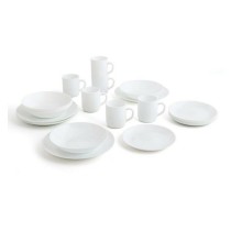 Tableware Luminarc Zelie White Multicolour Glass 25 x 20 x 19 cm 24 Pieces (24 pcs)