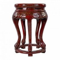 Side table Alexandra House Living Red Elm wood 36 x 55 x 36 cm