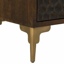 Console Alexandra House Living Brown Wood Iron 40 x 85 x 83 cm