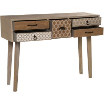 Console Alexandra House Living Brown Wood 110 x 80 x 35 cm