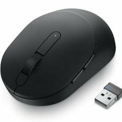 Schnurlose Mouse Dell MS5120W Schwarz Schwarzweiß 1600 dpi