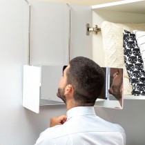 Badezimmerspiegel mit LED-Licht und 360 ° -Sicht SelfKut InnovaGoods