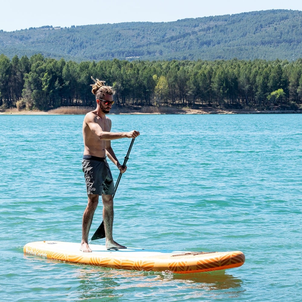 Planche de Paddle Surf Gonflable 2 en 1 avec Siège et Accessoires Siros InnovaGoods 10'5" 320 cm