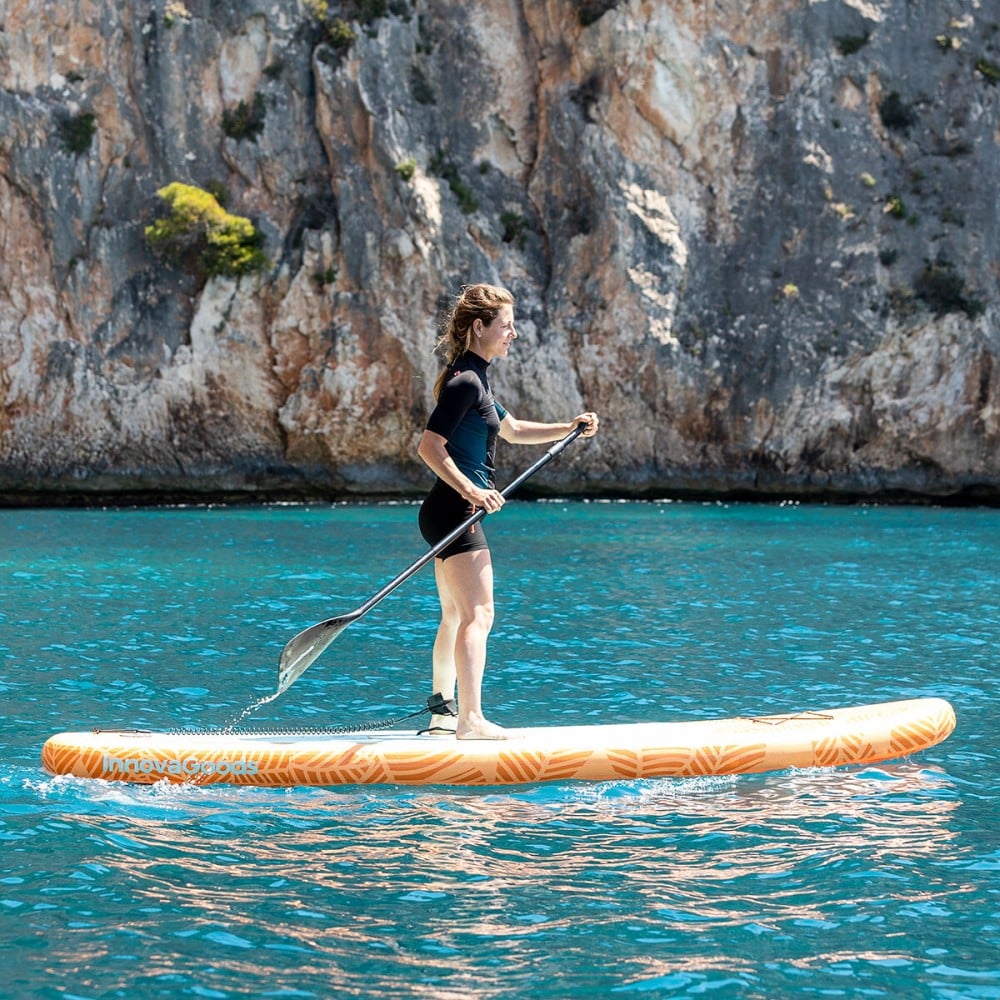 Planche de Paddle Surf Gonflable 2 en 1 avec Siège et Accessoires Siros InnovaGoods 10'5" 320 cm