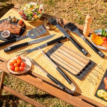 Grillzubehör-Set mit Tragetasche BBSet InnovaGoods 12 Stücke