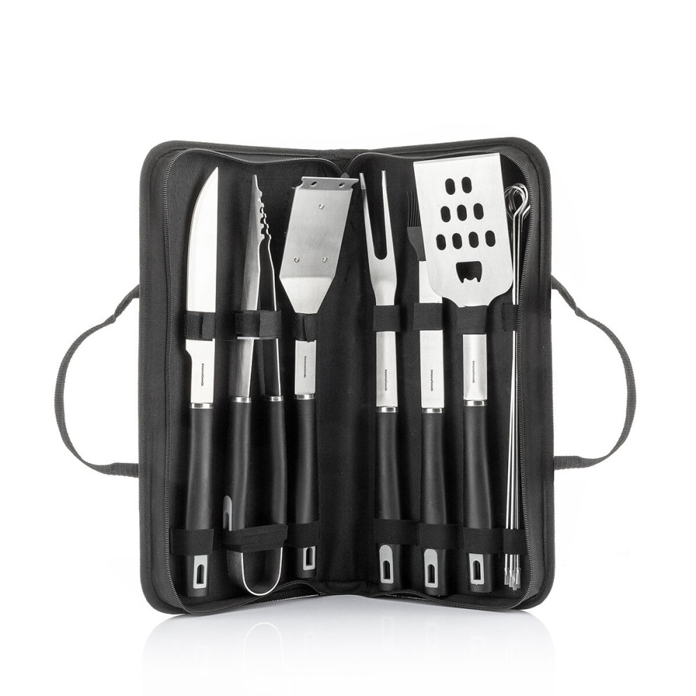 Kit d’Ustensiles pour Barbecue avec Mallette de Transport BBSet InnovaGoods 12 Pièces