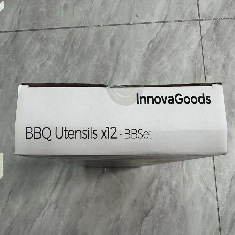 Grillzubehör-Set mit Tragetasche BBSet InnovaGoods 12 Stücke