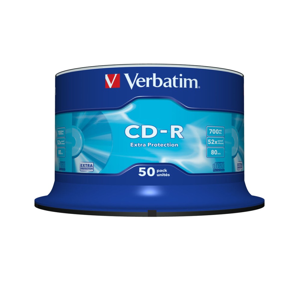 CD-R Verbatim 43351 52x 700 MB (50 Stück)