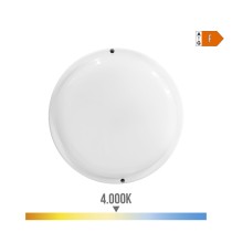 Applique LED EDM 32406 Blanc Aluminium Plastique F 18 W 120 W 1820 Lm E27 Rond (4000 K)