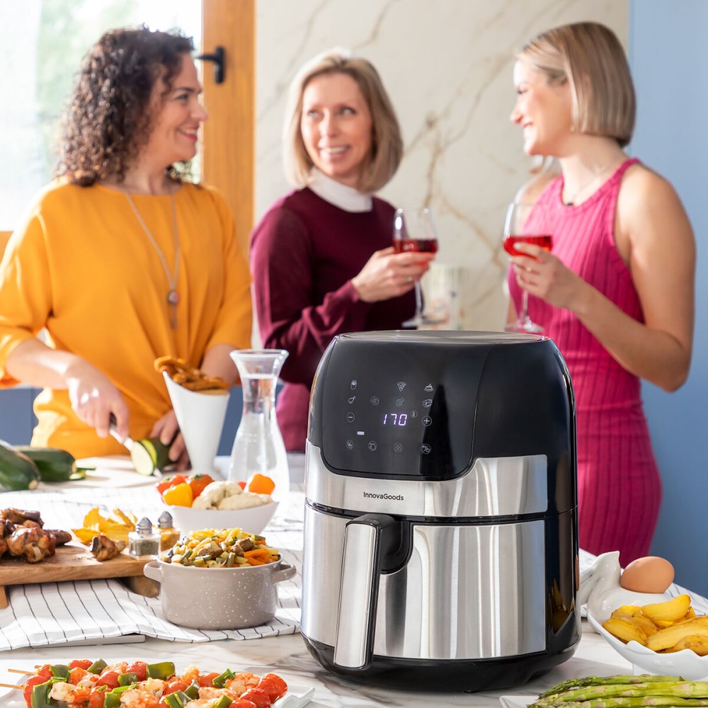 Heißluftfritteuse InnovaGoods Fryinn 3500 Schwarz 1400 W 3,5 L Edelstahl