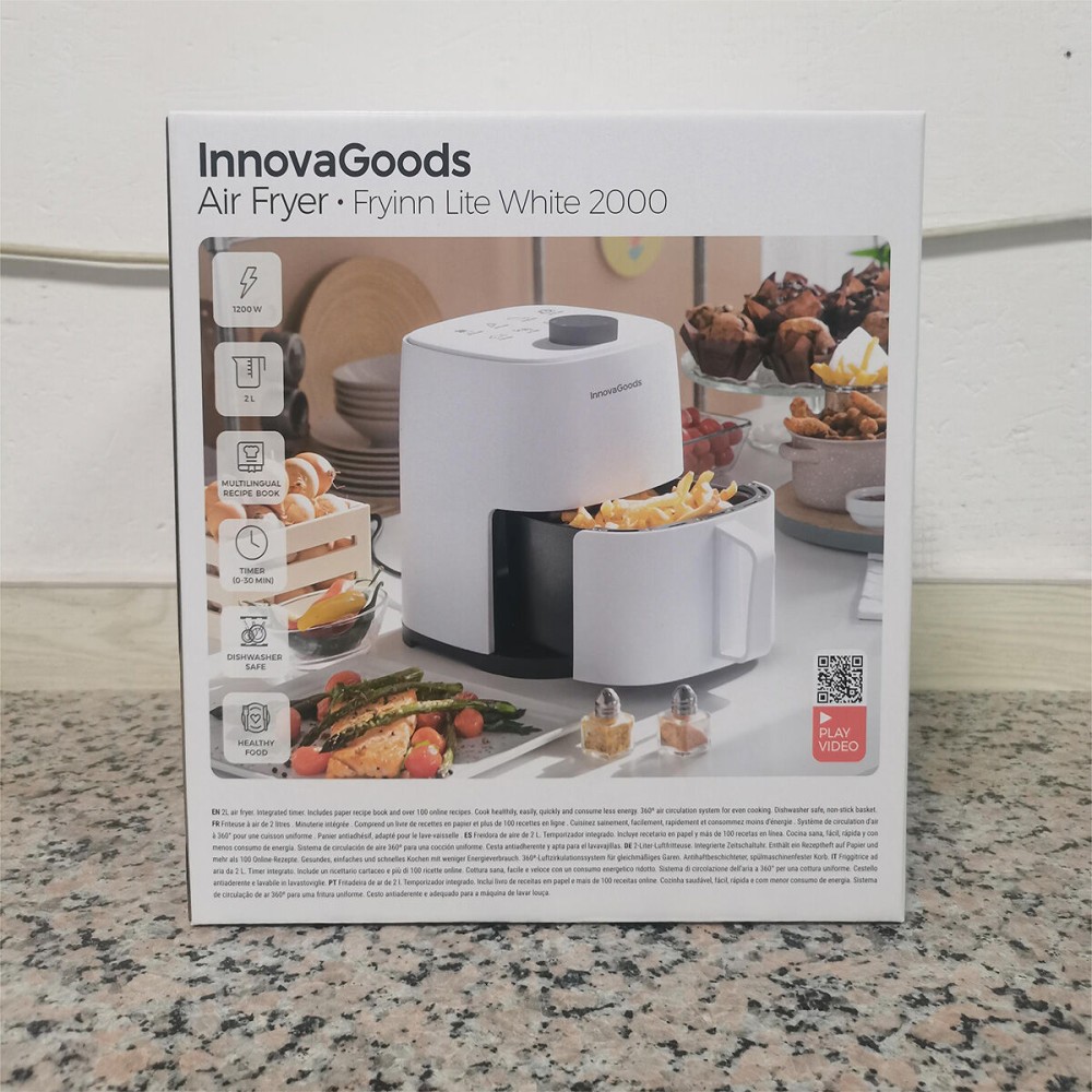 Air Fryer InnovaGoods Fryinn Lite 2000 White 1200 W 2 L