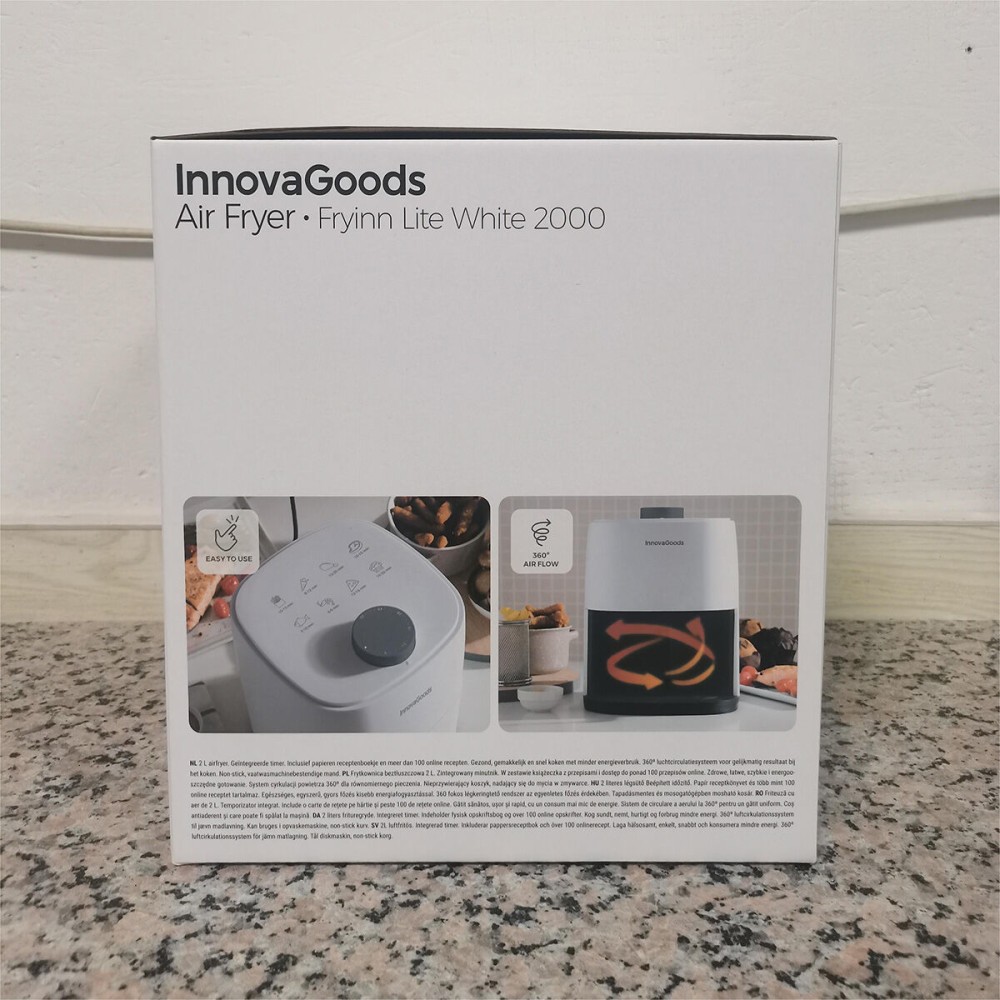 Air Fryer InnovaGoods Fryinn Lite 2000 White 1200 W 2 L