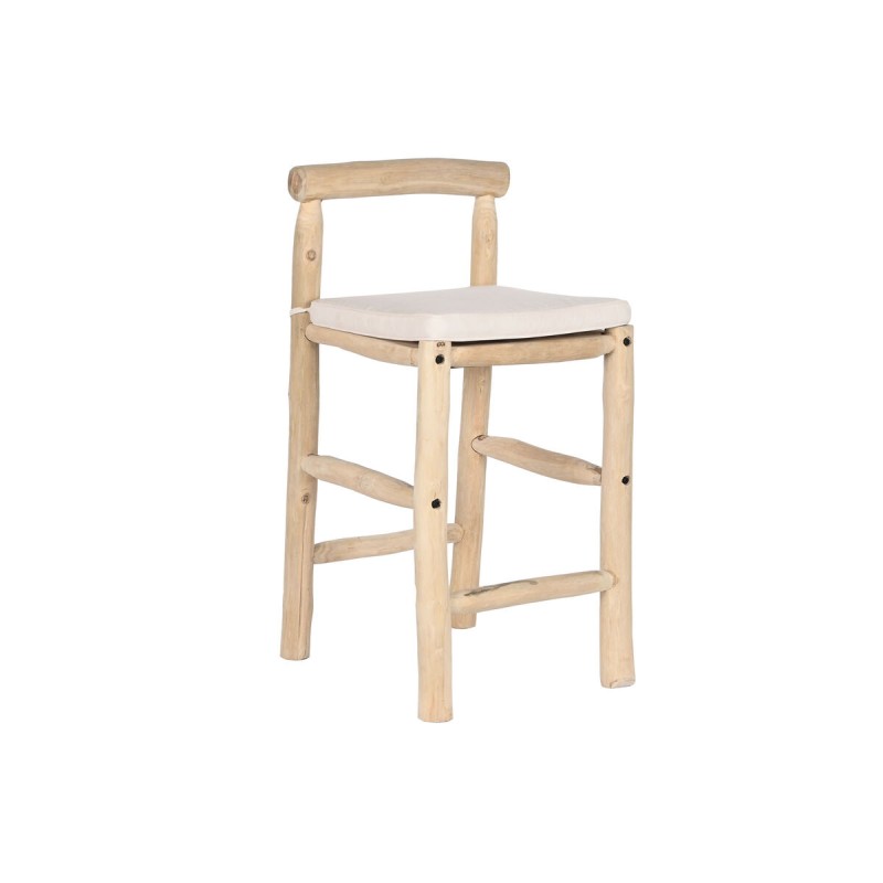 Tabouret DKD Home Decor Naturel Teck 50 x 50 x 102 cm