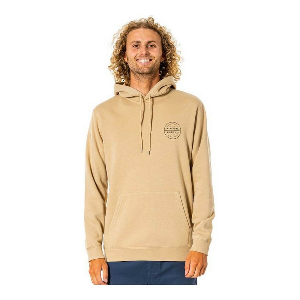 Herren Sweater mit Kapuze Rip Curl Re Entry Beige