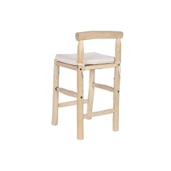 Tabouret DKD Home Decor Naturel Teck 50 x 50 x 102 cm