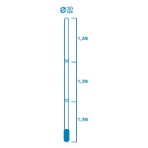 Teleskopstiel EDM 81002 3,6 m