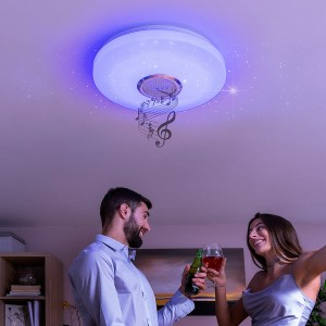 LED Ceiling Light with Speaker Lumavox InnovaGoods