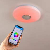 LED Ceiling Light with Speaker Lumavox InnovaGoods