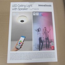 LED Ceiling Light with Speaker Lumavox InnovaGoods