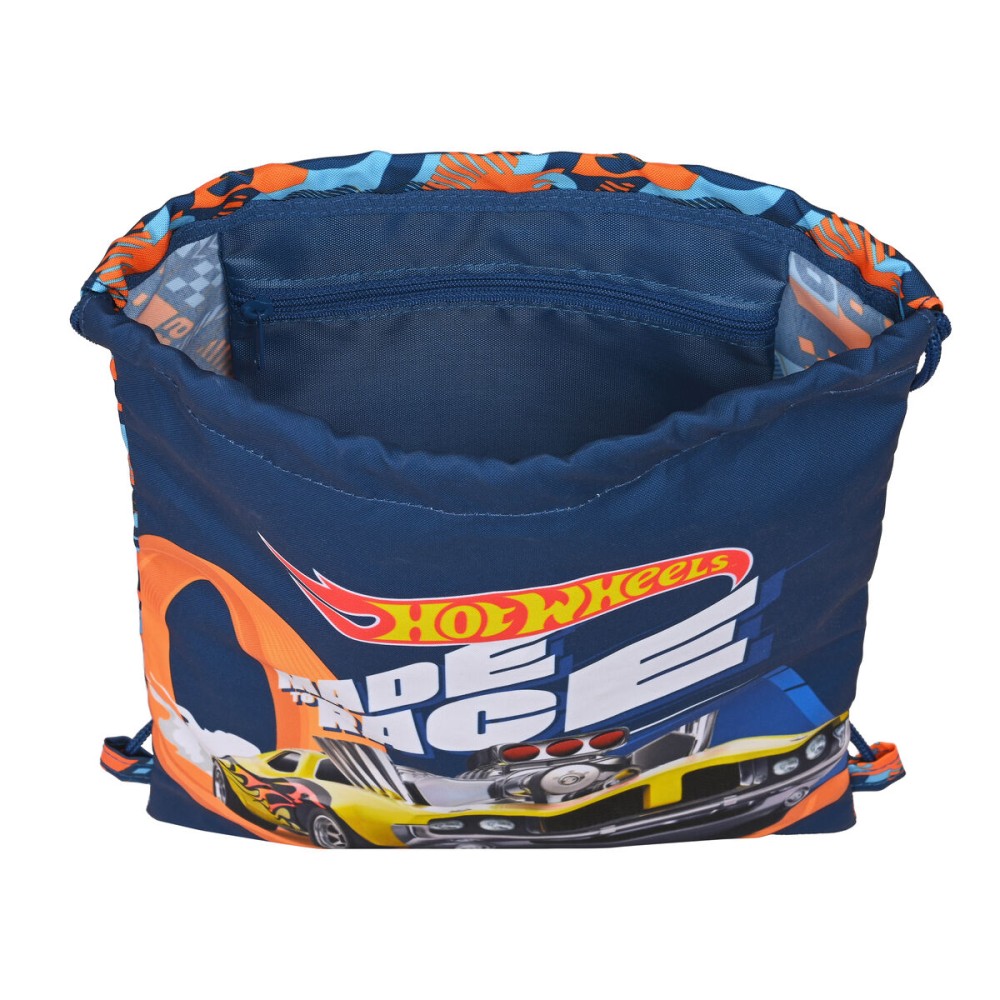 Backpack with Strings Hot Wheels Speed club Orange (26 x 34 x 1 cm)