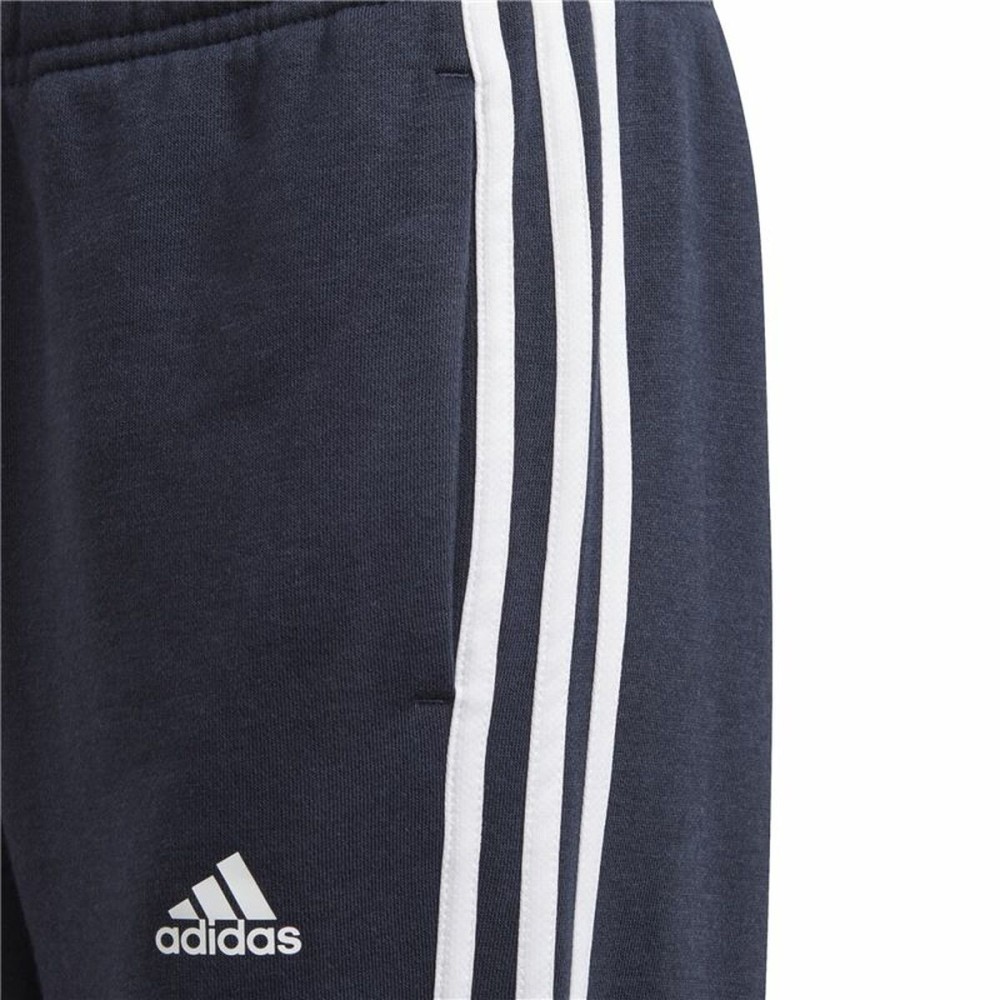 Children's Tracksuit Bottoms Adidas Essentials 3 Bandas Legend Ink Dark blue