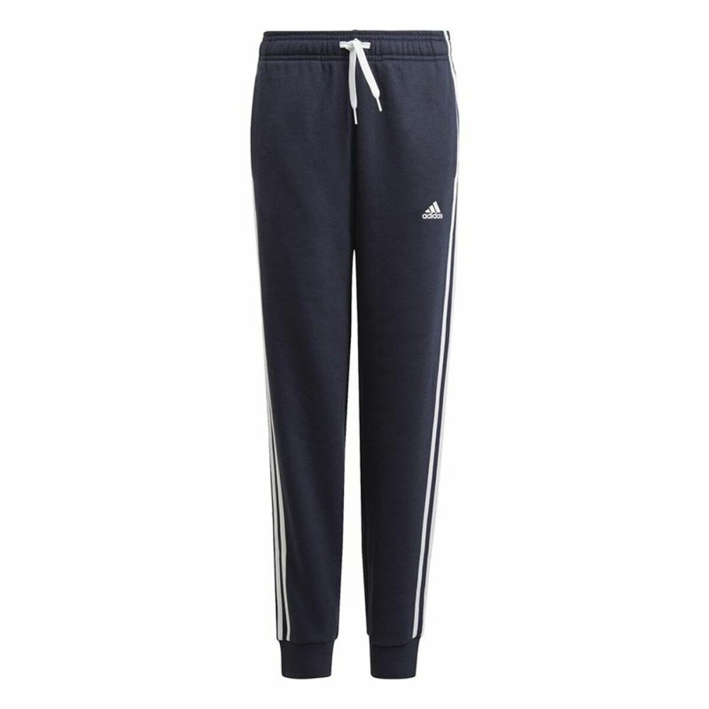 Children's Tracksuit Bottoms Adidas Essentials 3 Bandas Legend Ink Dark blue