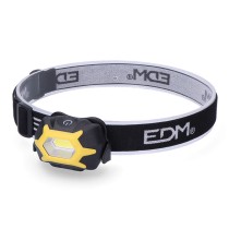 LED Head Torch EDM 36385 XL Yellow Black 1 W 120 Lm