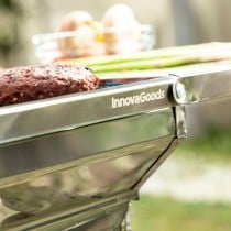 Zusammenklappbarer Holzkohlegrill aus Edelstahl ExelQ InnovaGoods