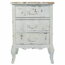 Nightstand Alexandra House Living White 40 x 70 x 50 cm