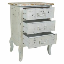 Nightstand Alexandra House Living White 40 x 70 x 50 cm